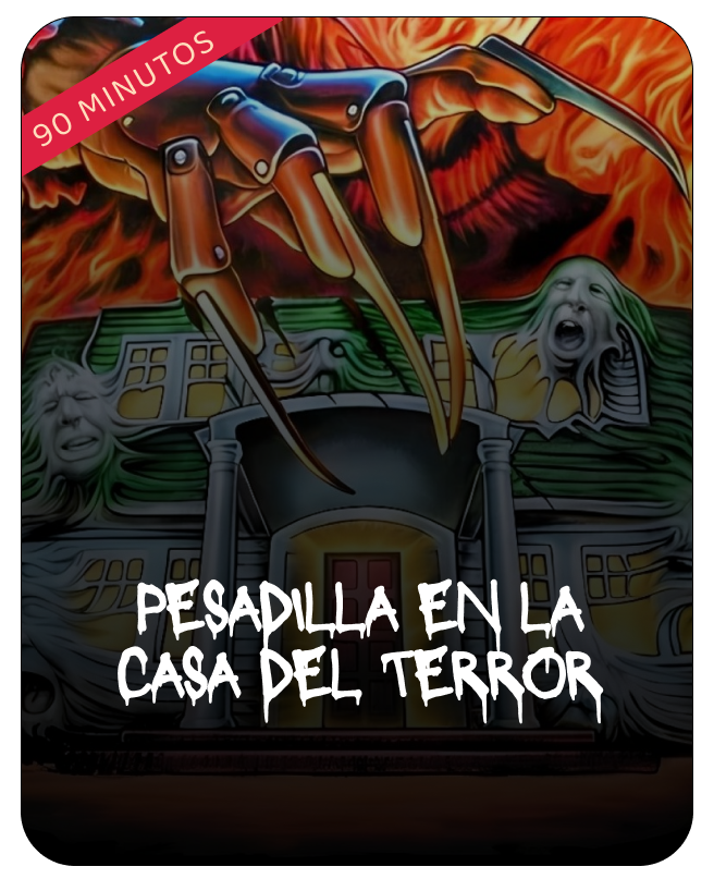 Tarjeta Pesadilla del terro
